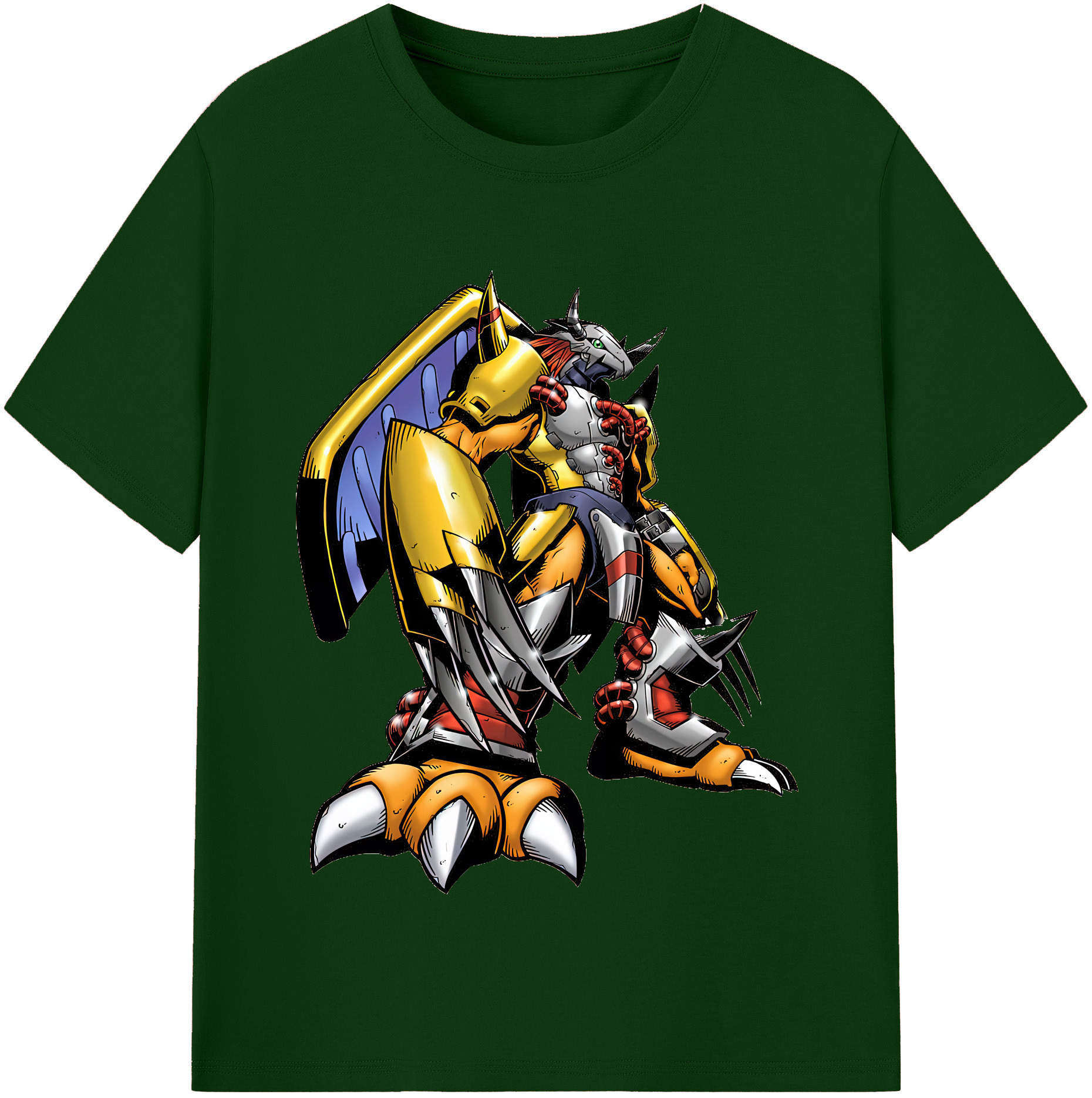 （画像用） Digimon デジタルモンスター/デジモン 綿100％半袖Tシャツ（フロントプリント）